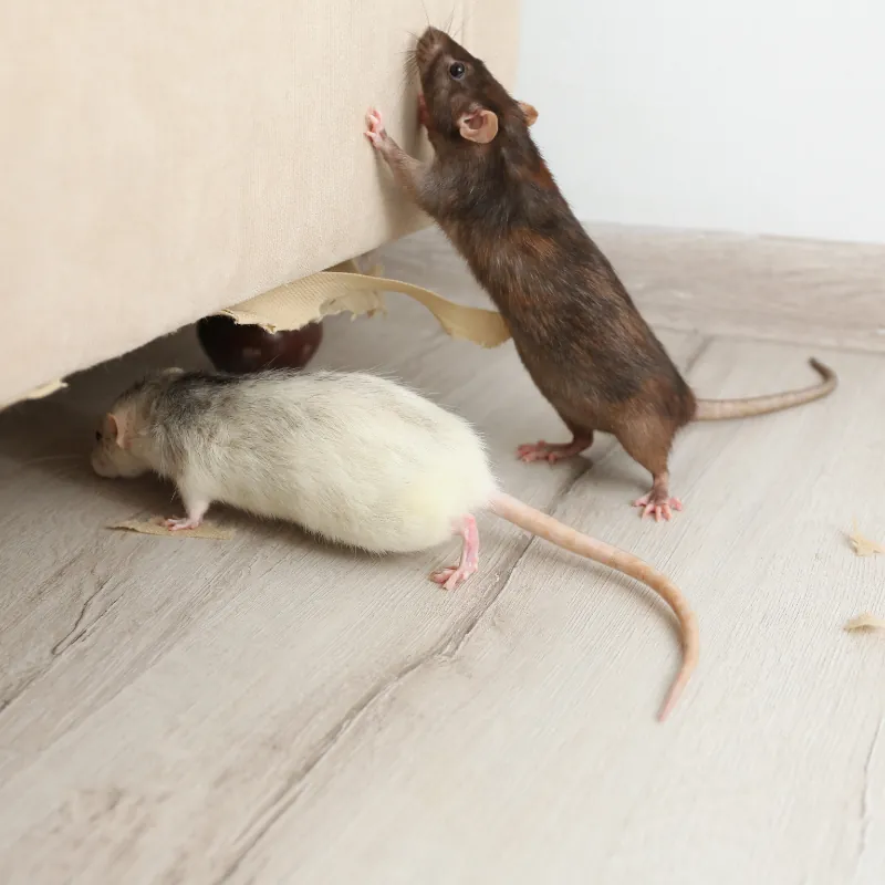 Rongeurs nuisibles dans un logement